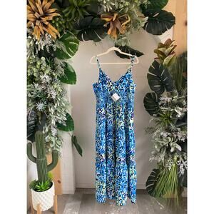 NWT Hanna Andersson Dress Tiered Maxi Cheetah